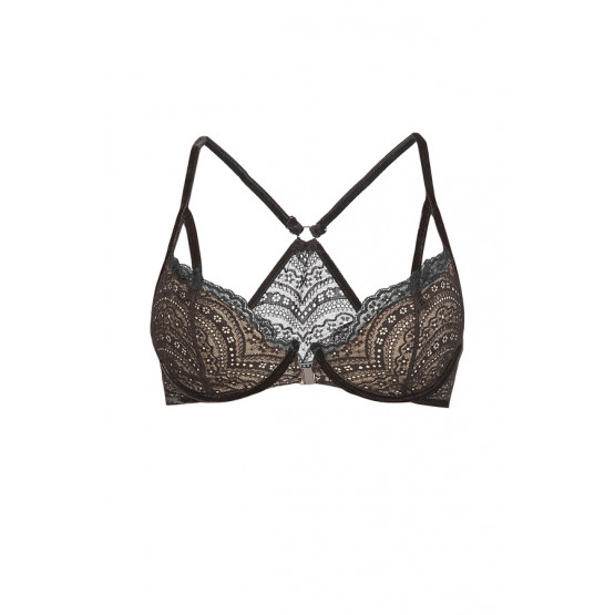 BRA LE JOURNAL INTIME "MARIE-ANTOINETTE" PUSH-UP BRA (BLACK) Le Journal MA-BR-PU
