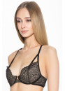 BRA LE JOURNAL INTIME "MARIE-ANTOINETTE" PUSH-UP BRA (BLACK) Le Journal MA-BR-PU